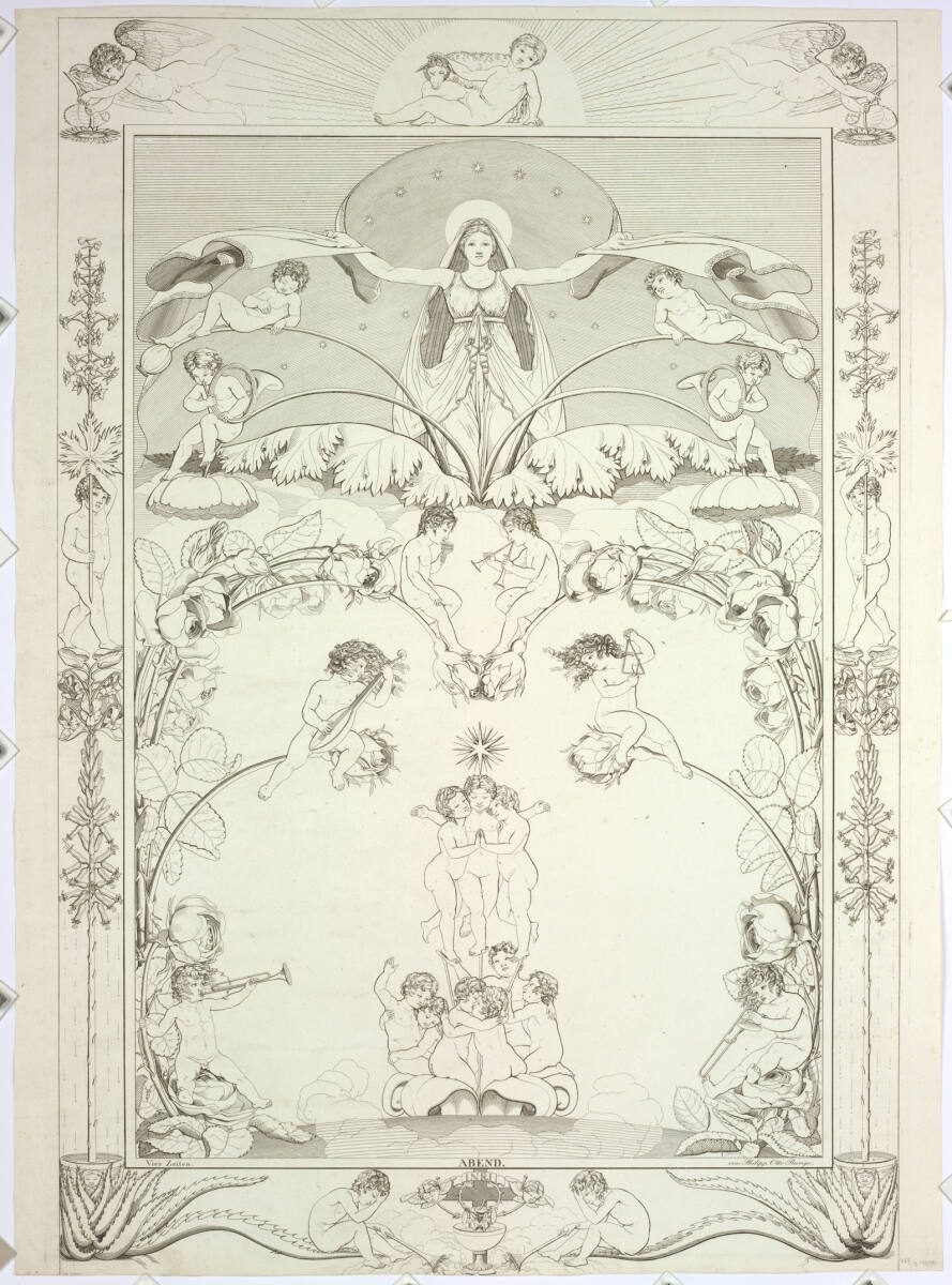 Die vier Tageszeiten: Abend, Philipp Otto Runge, 1802–1807