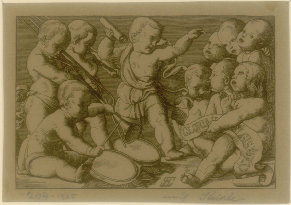 Musizierende Putten, Eduard von Steinle
