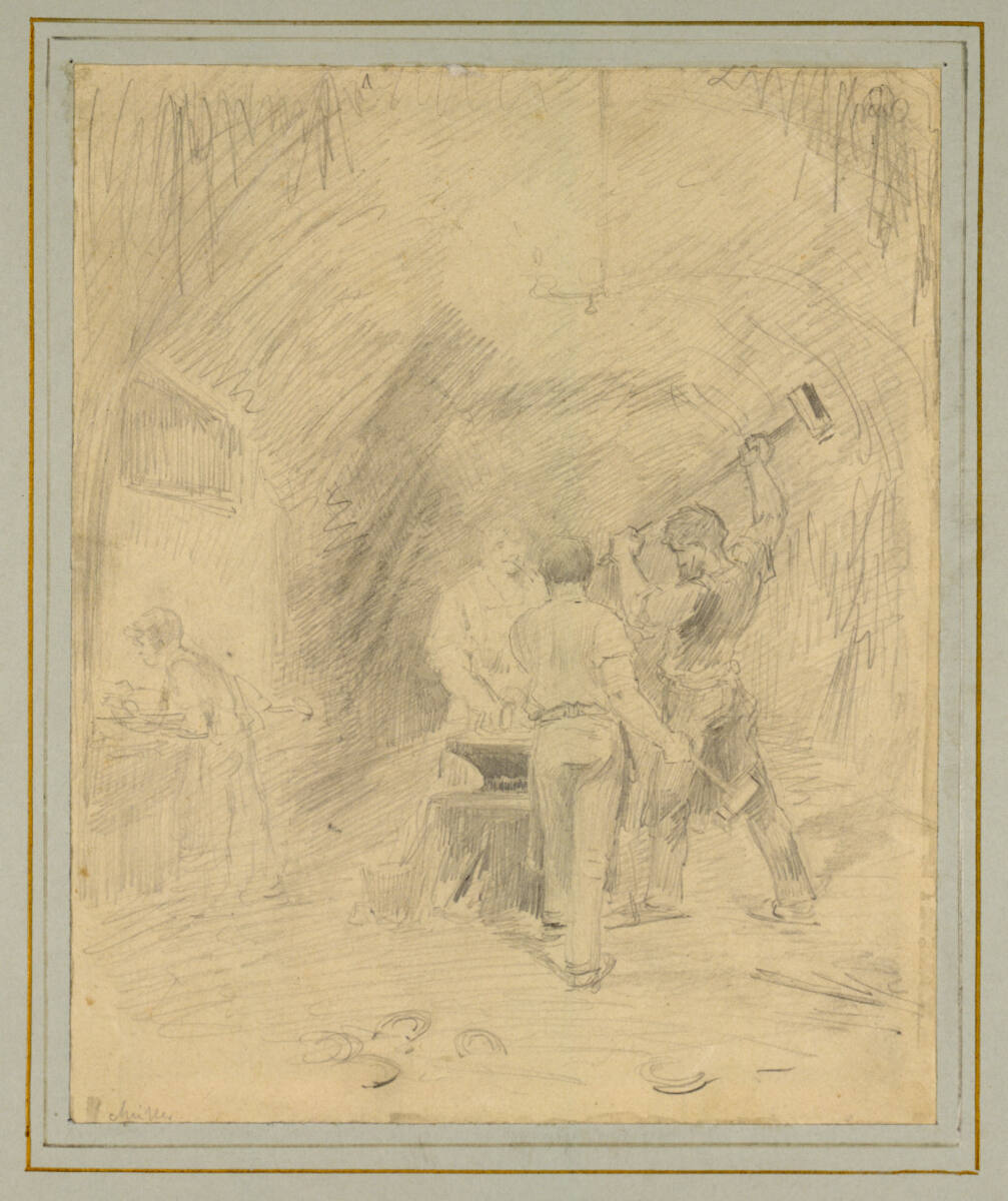 In der Schmiede, Karl Müller