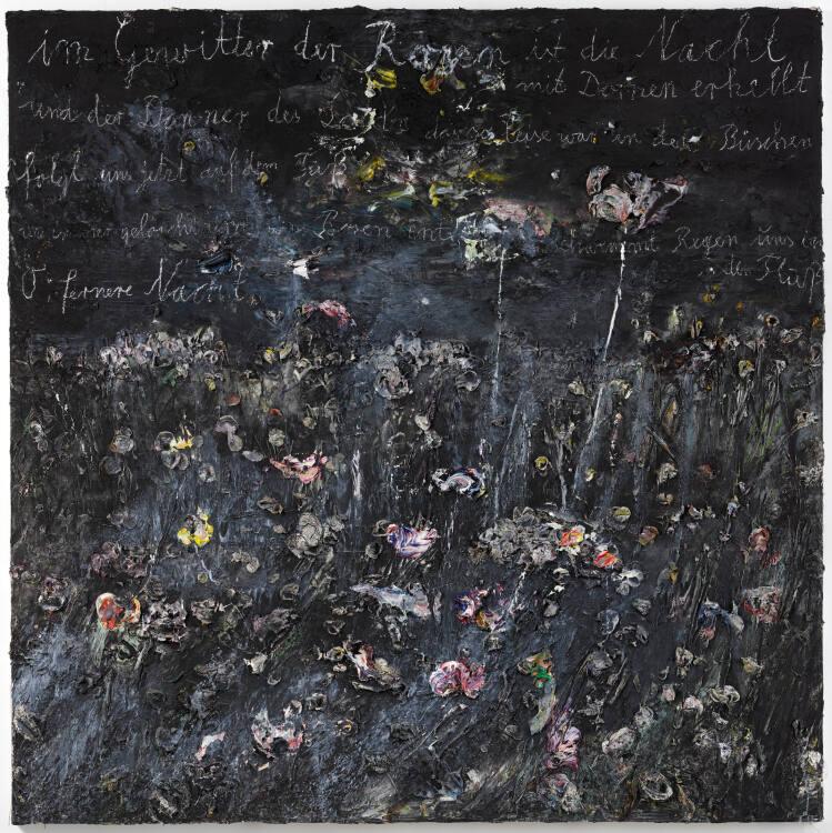 Anselm Kiefer, Im Gewitter der Rosen ist die Nacht, Inv. Nr.: GE430DL
