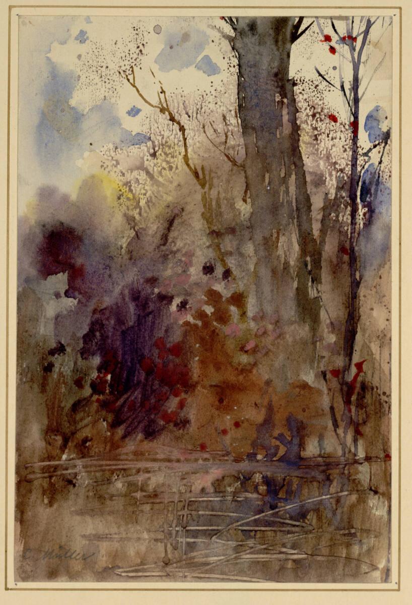 Karl Müller, Waldmotiv, Inv. Nr.: 19499