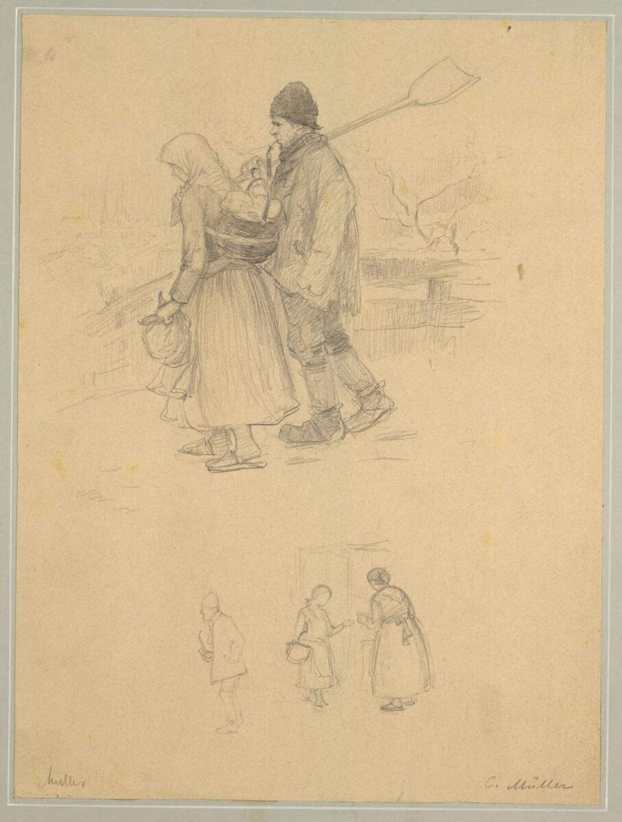 Karl Müller, Bäuerliche Arbeiter, Inv. Nr.: 19509