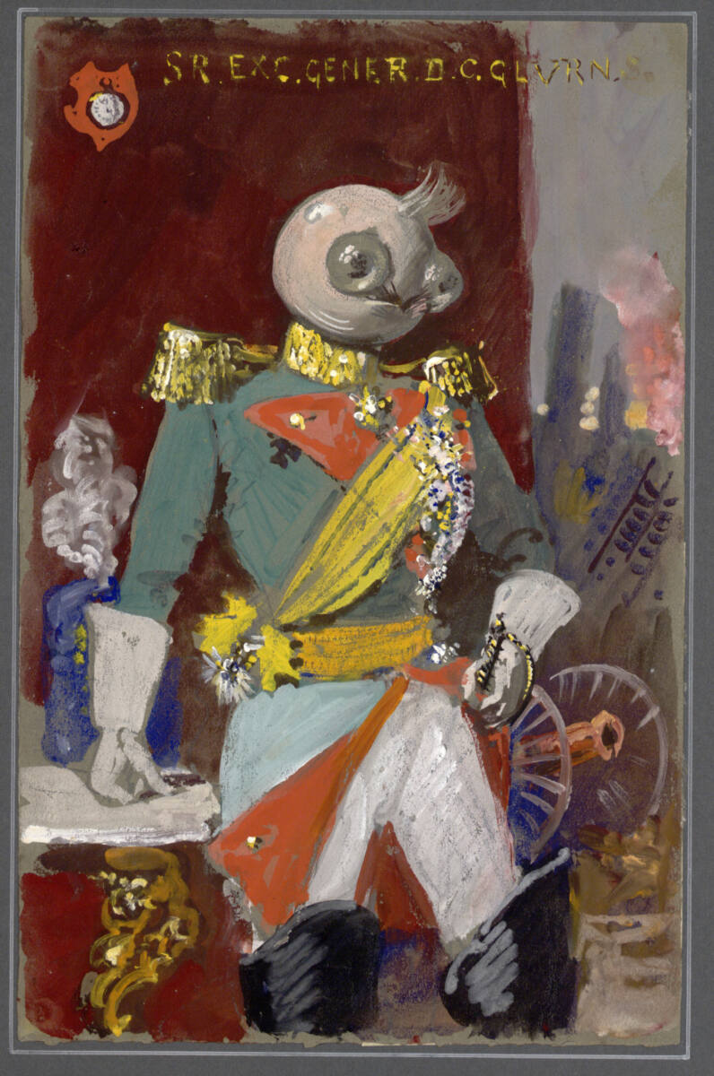 Seine Exzellenz General D. C. Glurn, Alfred Roller