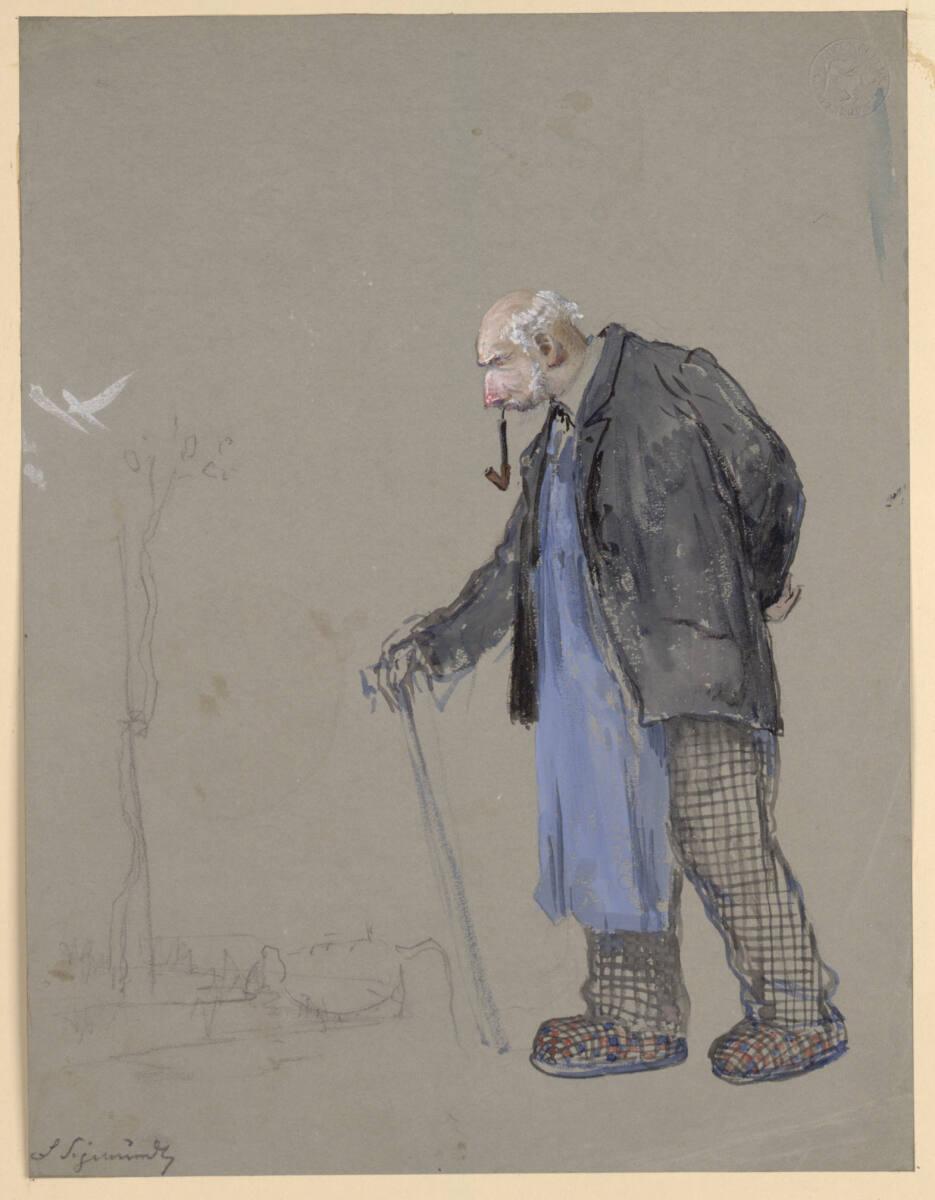 Ludwig Sigmundt, Stolba als alter Mann, Inv. Nr.: 19601