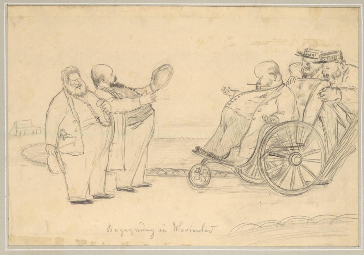Ludwig Sigmundt, Begegnung in Marienbad, Inv. Nr.: 19602