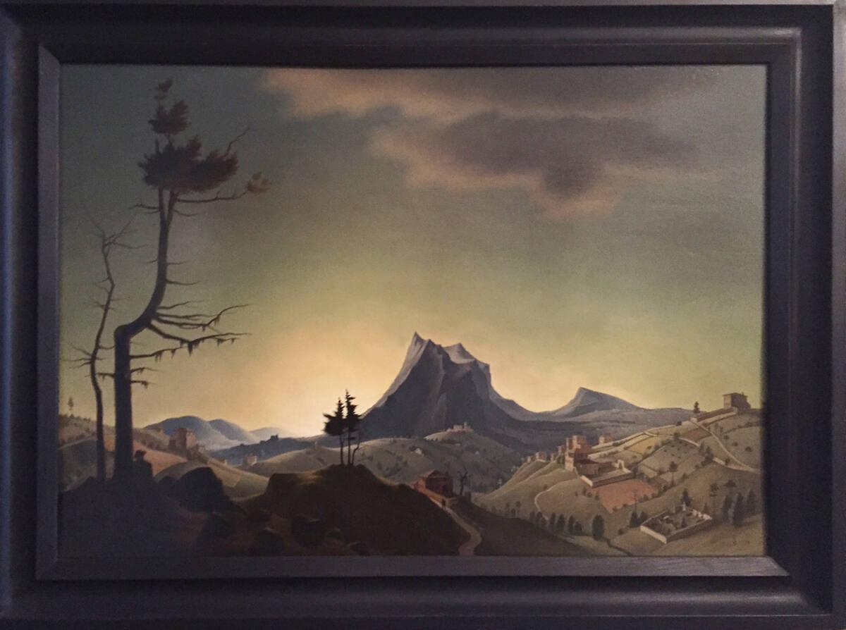 Franz Sedlacek, Abendlandschaft, Inv. Nr.: GE451DL