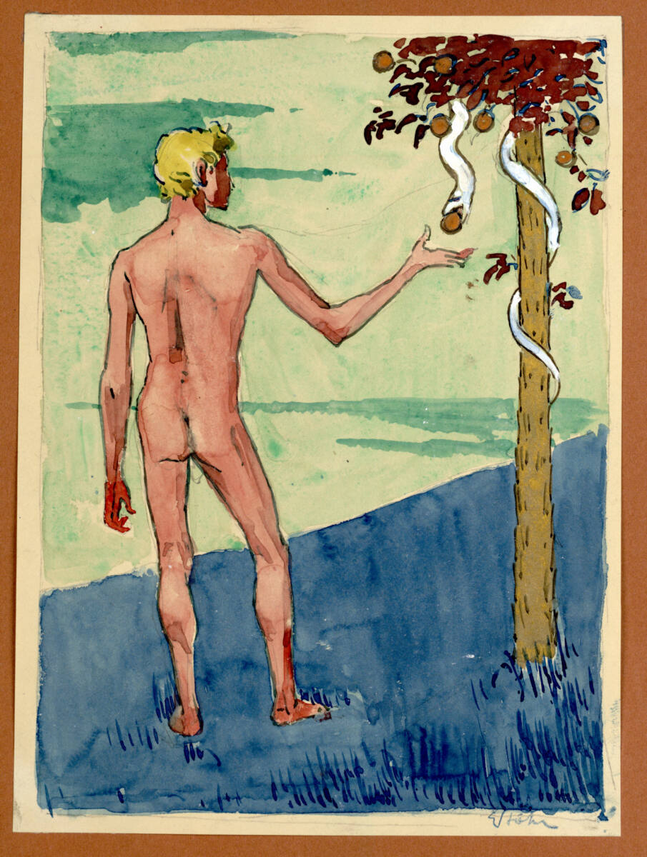 Adam unterm Apfelbaum, Ernst Stöhr