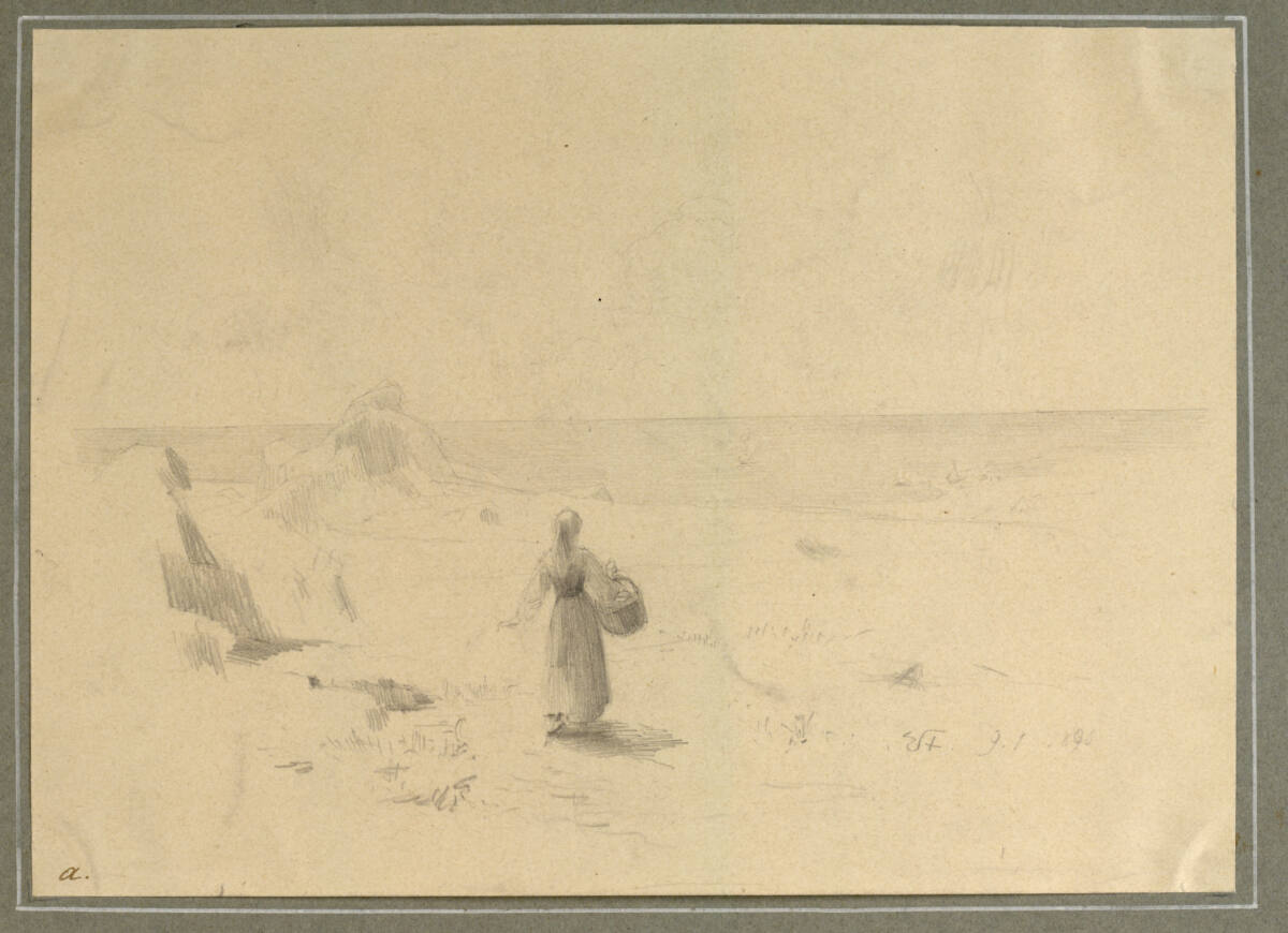 Mädchen am Strand, Ernst Stöhr, 1896-01-09
