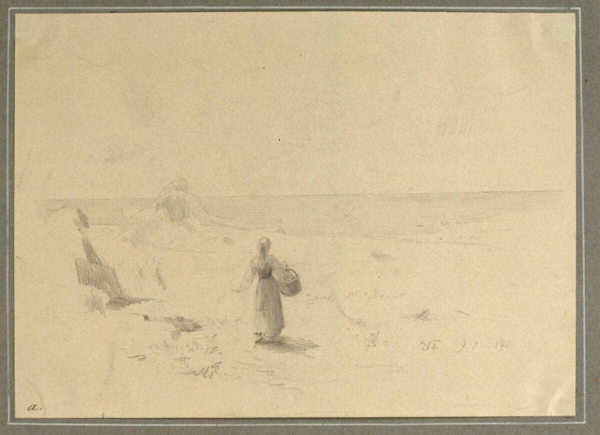 Ernst Stöhr, Mädchen am Strand, Inv. Nr.: 19619