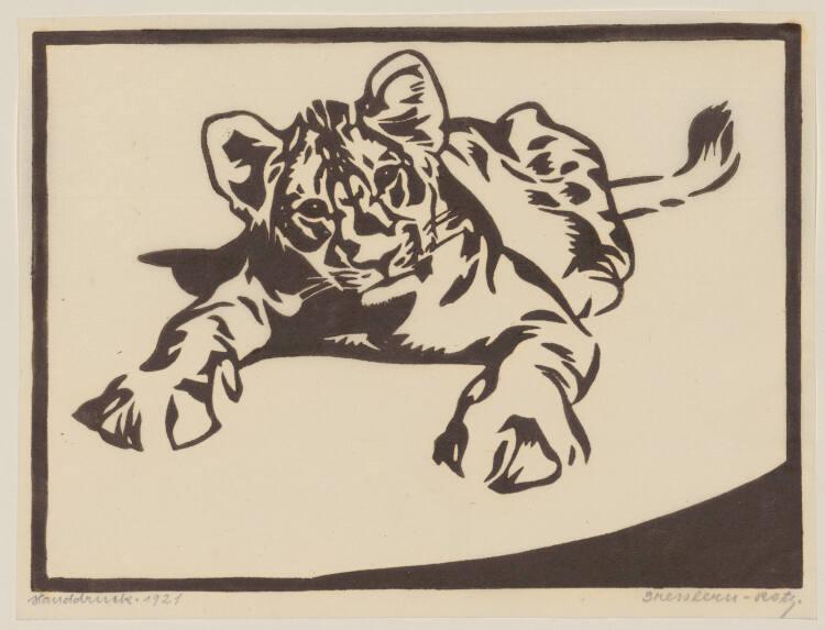 Norbertine von Bresslern-Roth, Junger Löwe, Inv. Nr.: DG1979/59/5