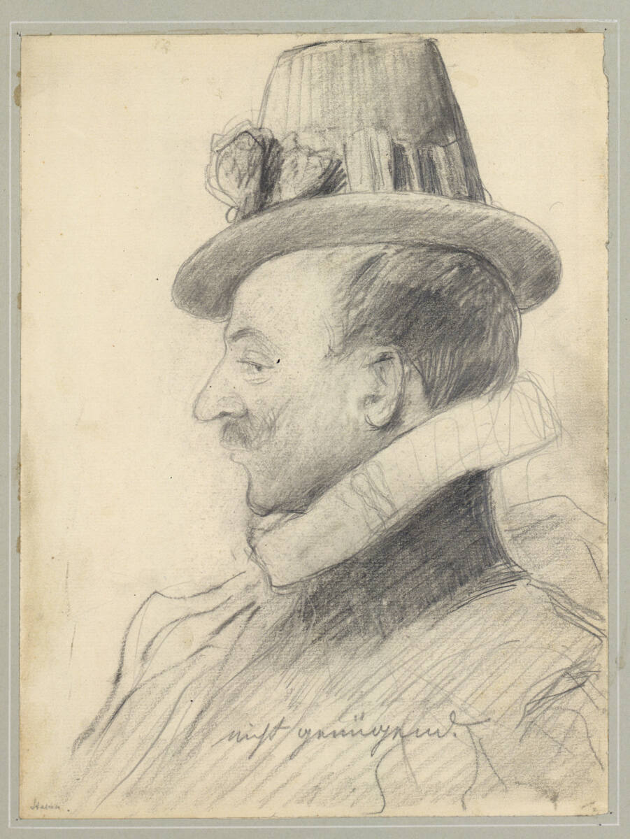Spanischer Edelmann mit Hut, Leopold Stolba