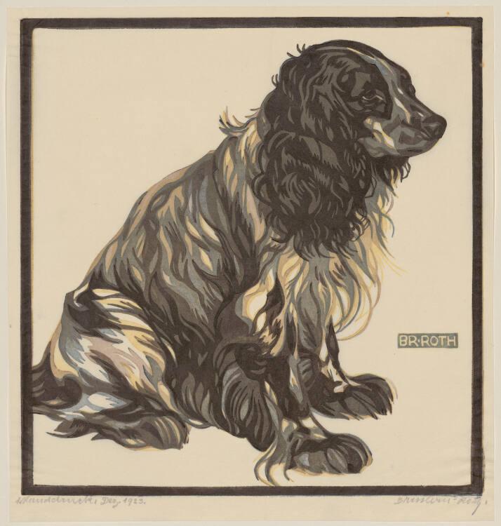 Norbertine von Bresslern-Roth, Spaniel II, groß, Inv. Nr.: DG1979/59/77