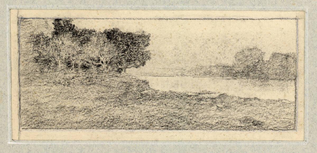 Anonym, Flusslandschaft mit Wald, Inv. Nr.: 19711