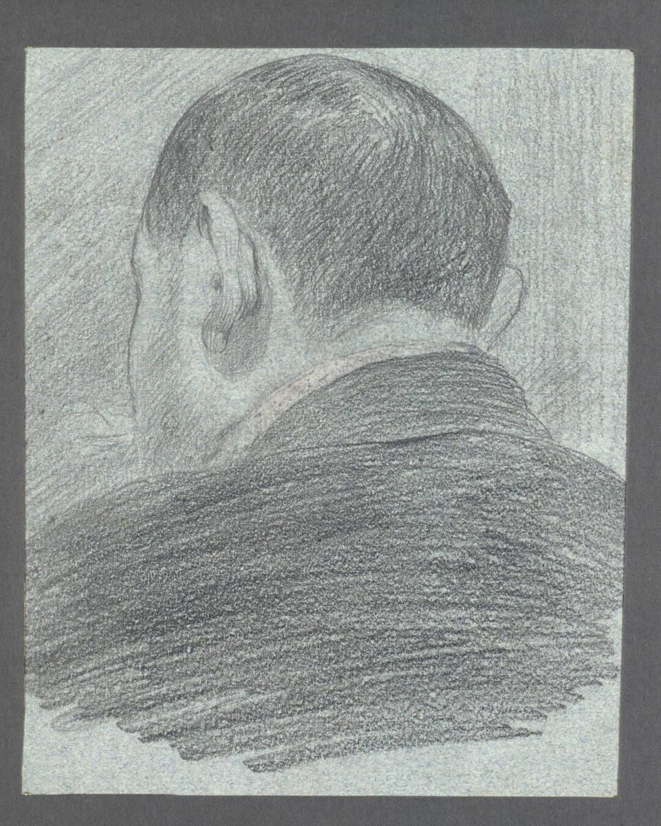 Anonym, Kopfstudie im verlorenen Profil, Inv. Nr.: 19720v