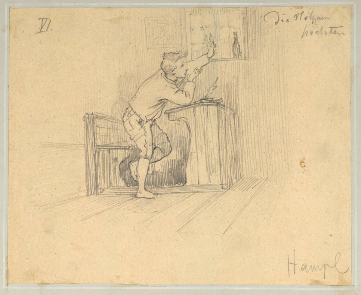 Sigmund Walter Hampel, Die Not am höchsten, Inv. Nr.: 19735
