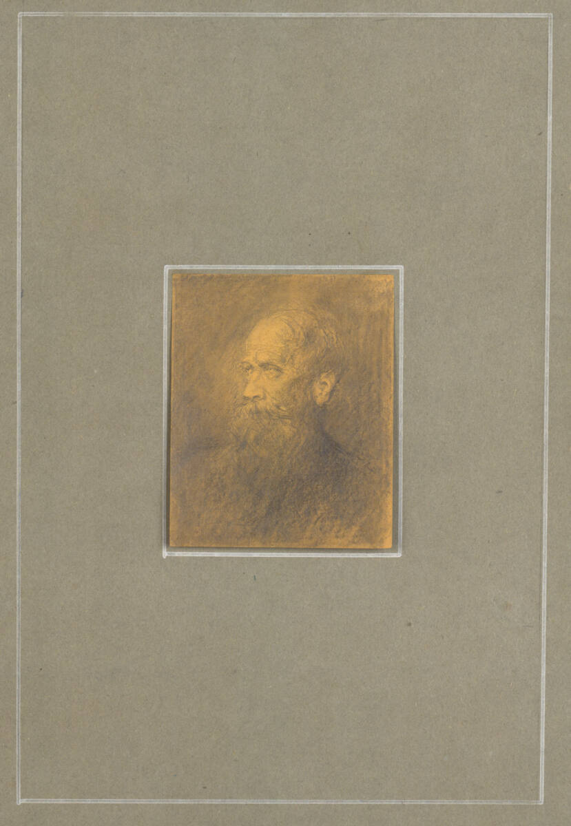 Kopf eines bärtigen Mannes, Alfred Roller