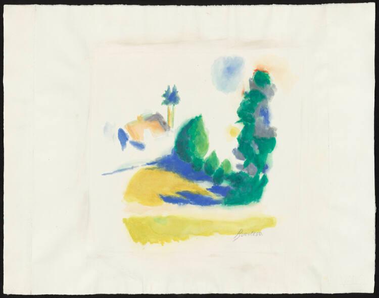 Herbert Boeckl, Landschaft, Inv. Nr.: 46578