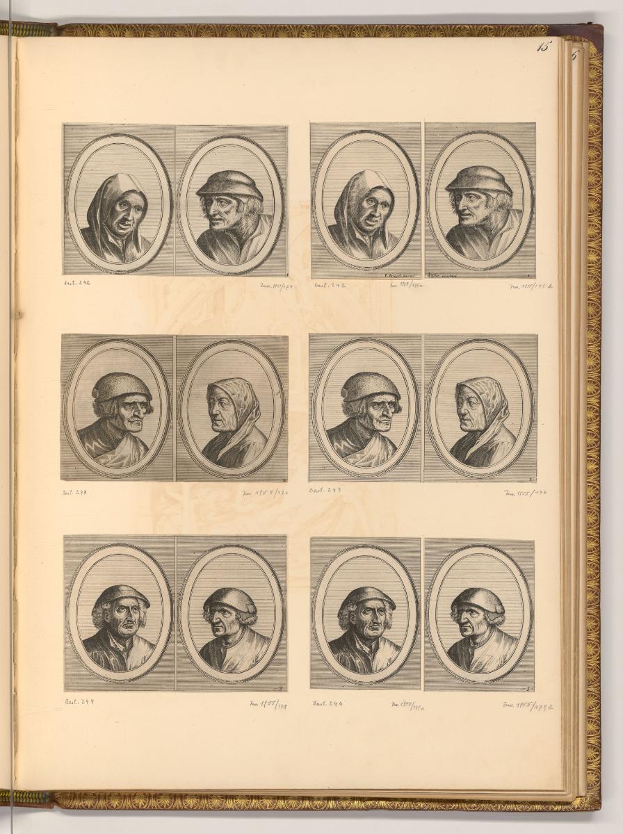 Pieter Bruegel d. Ä., Bauernköpfe, Inv. Nr.: Niederlande nach Sektionen 4, NL/4/15