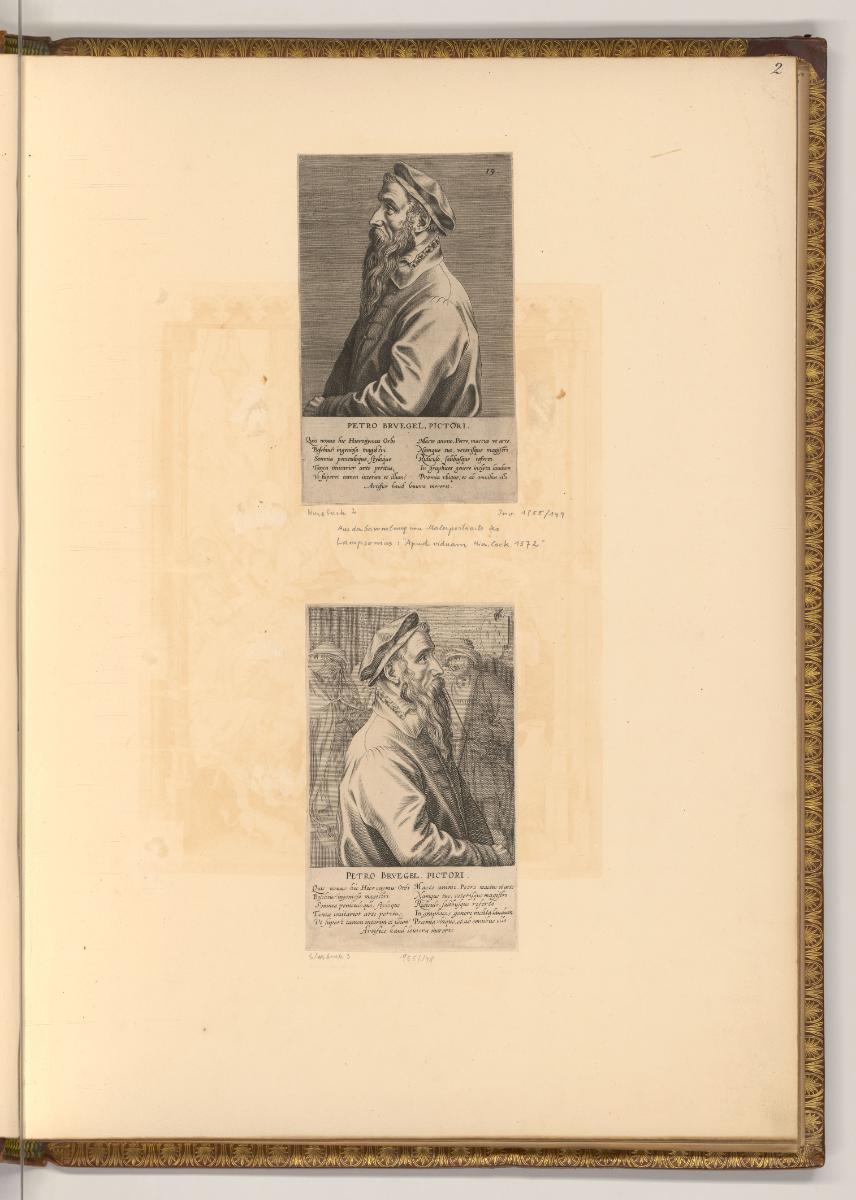 Pieter Bruegel d. Ä., Porträt Pieter Bruegels d.Ä, Inv. Nr.: Niederlande nach Sektionen 4, NL/4…