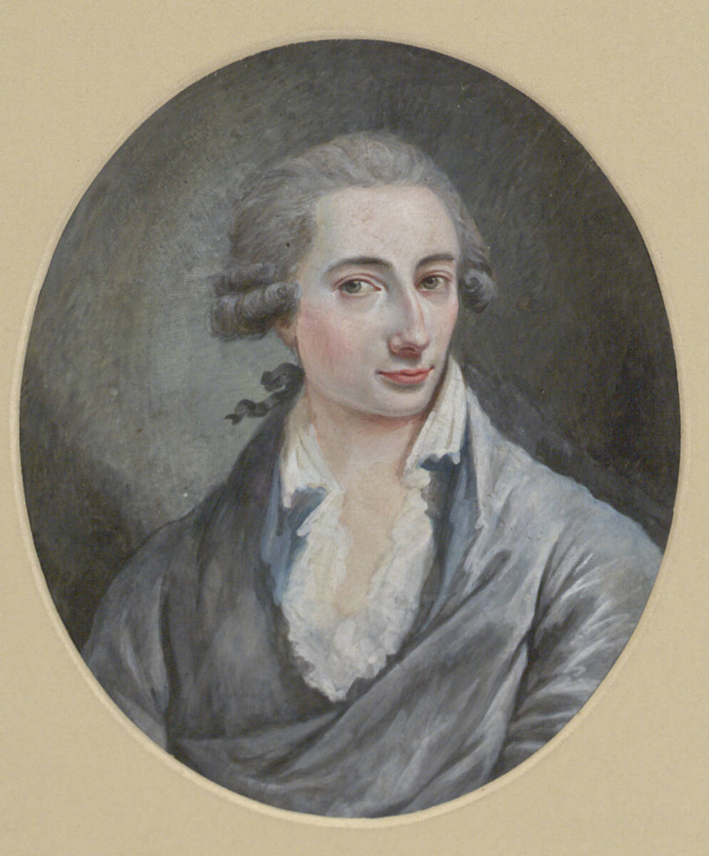 Brustbild des Malers Schallhas, Carl Philipp Schallhas