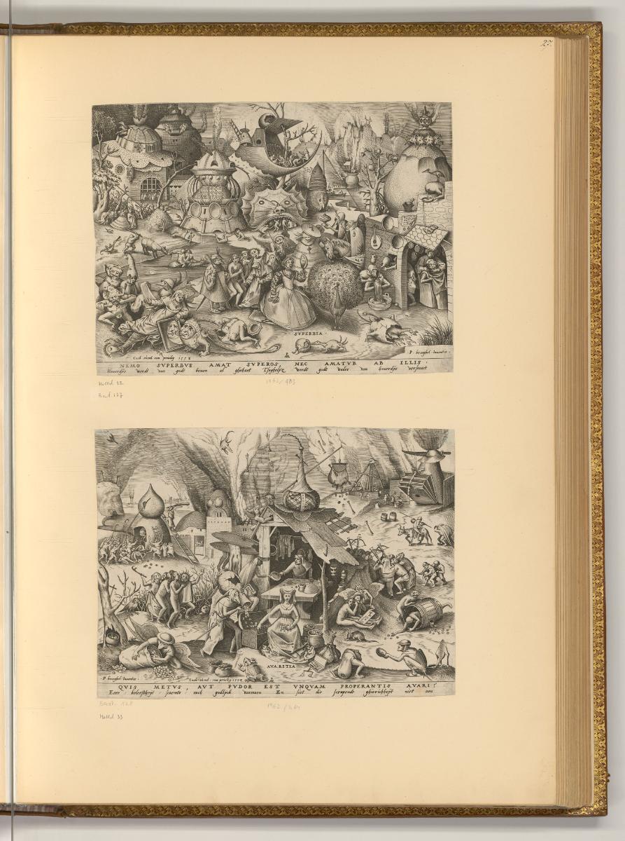 Pierre Mirycinis. Francois et Pierre Huys., Der Hochmut (superbia); Die Habgier (avarita), Inv.…