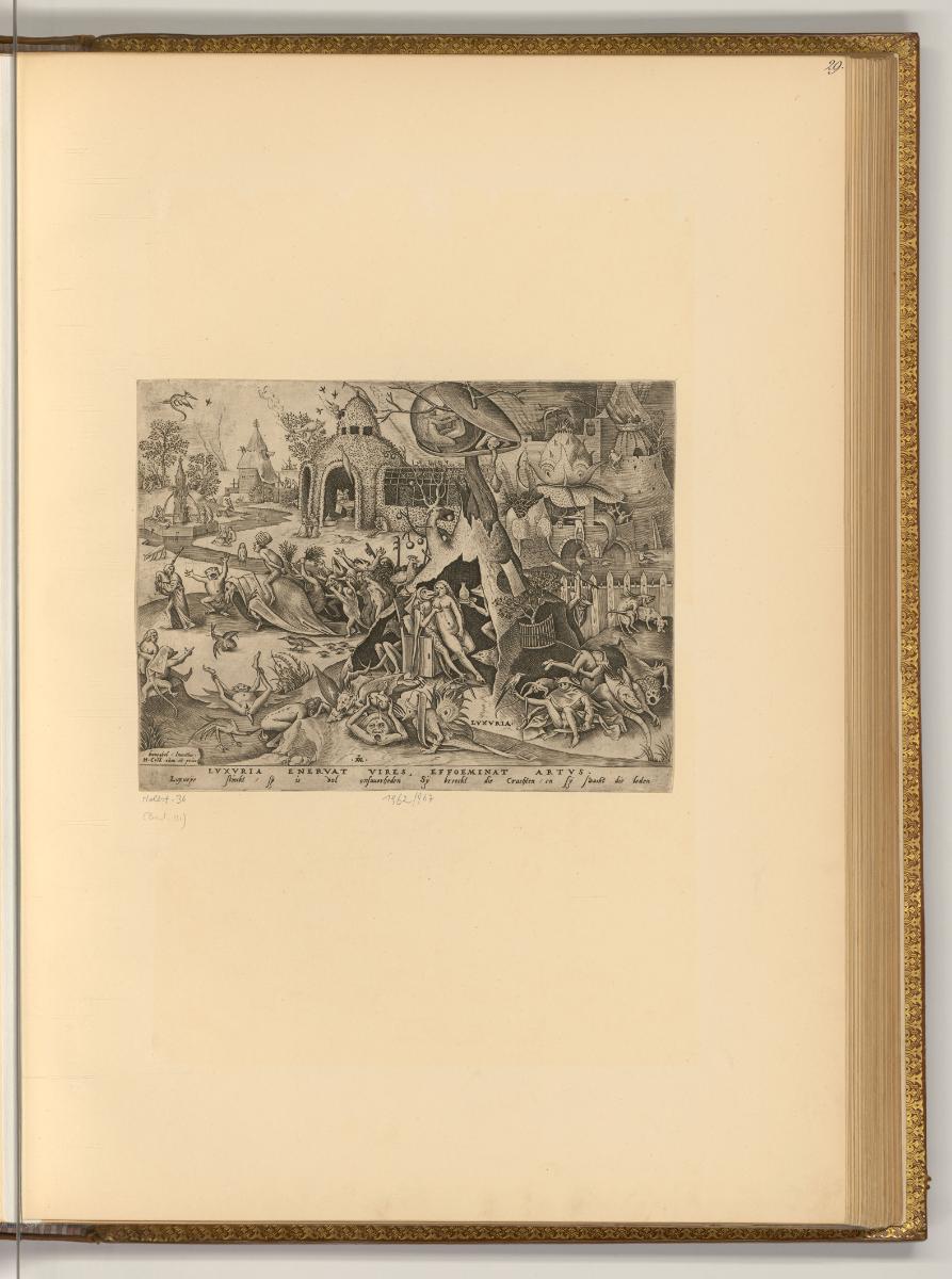 Pierre Mirycinis. Francois et Pierre Huys., Die Wollust (luxuria), Inv. Nr.: Niederlande nach S…