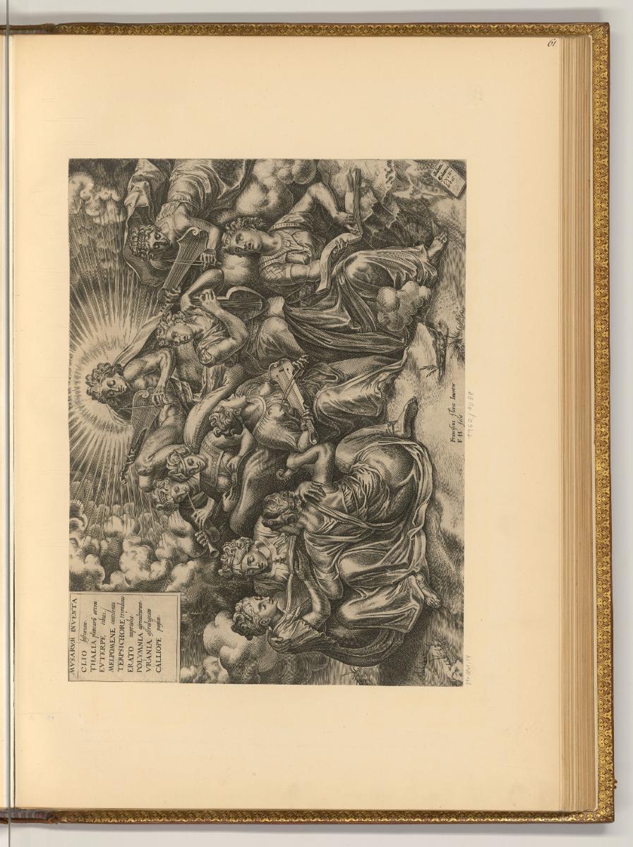 Pierre Mirycinis. Francois et Pierre Huys., Apollo und die Musen, Inv. Nr.: Niederlande nach Se…