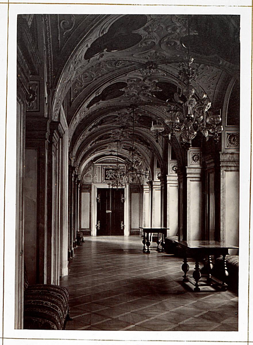 Heinrich (Jindrich) Eckert, Julius Müller'n, Korridor im Waldstein'schen Palais in Prag, Inv. N…