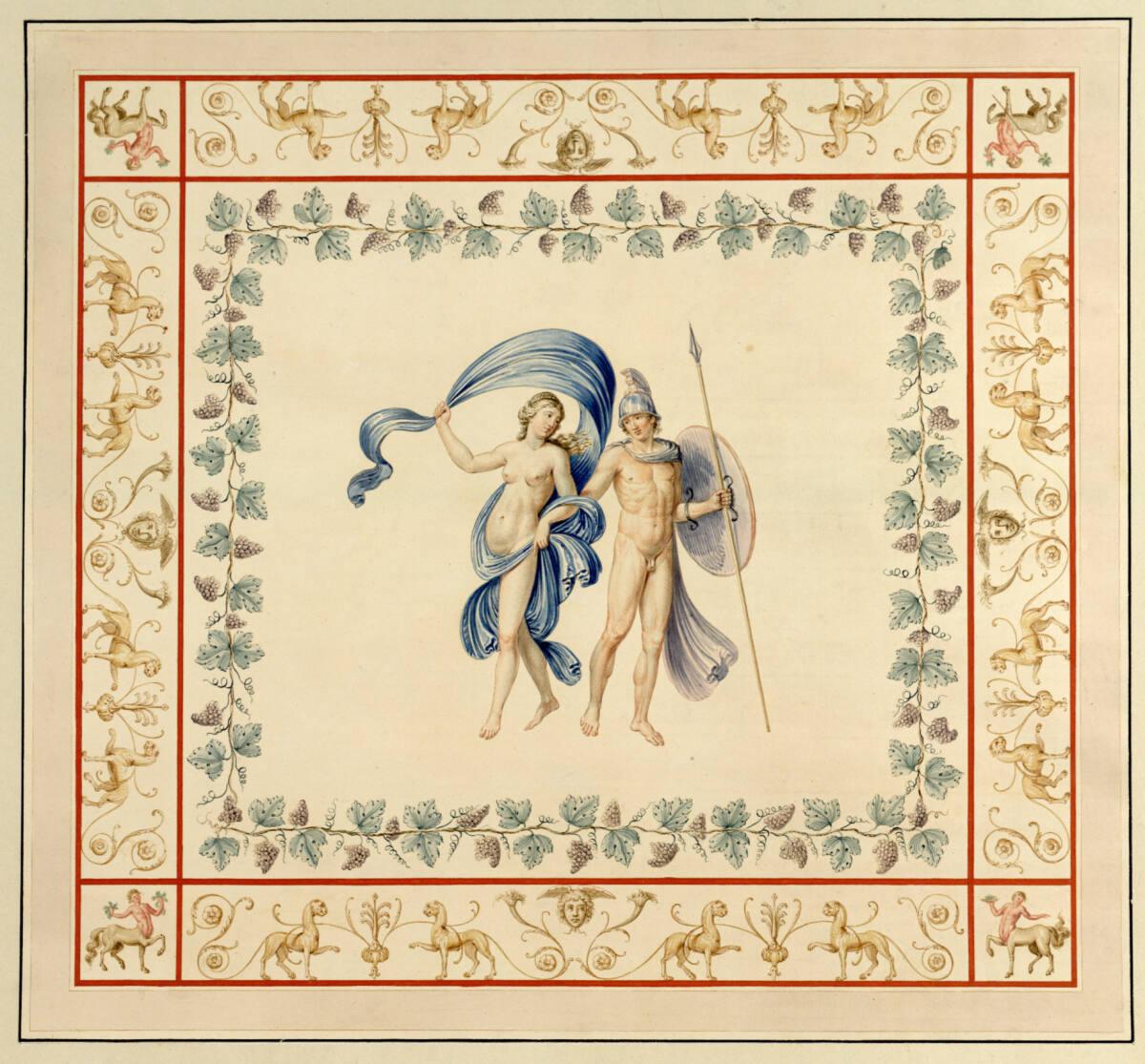 Vincenzo Brenna, Marco Carloni, Franciszek Smuglewicz, Abbildungstafeln zu dem Großfolioband „V…