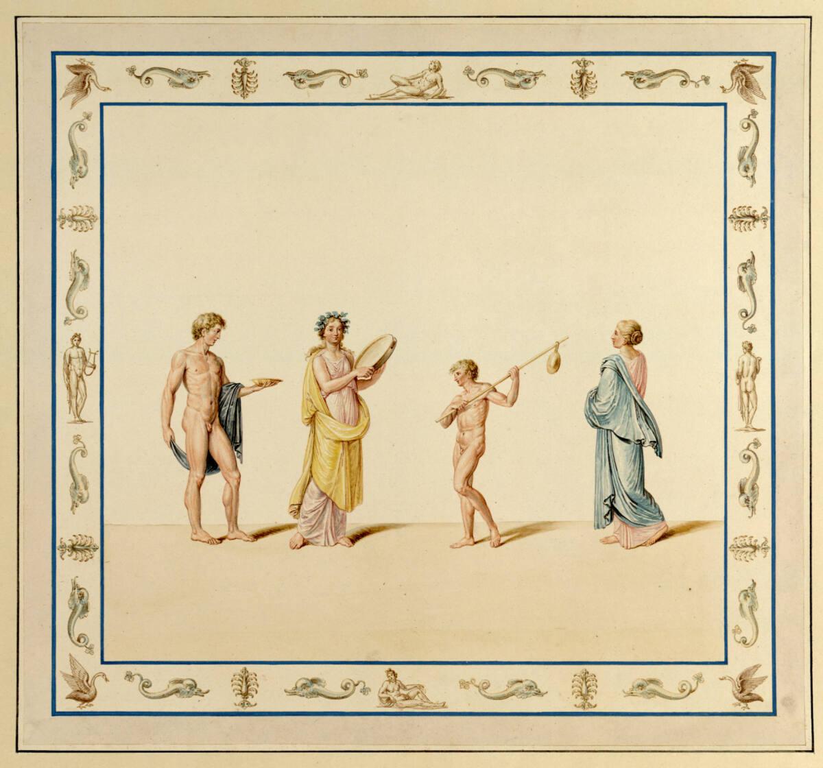 Vincenzo Brenna, Marco Carloni, Franciszek Smuglewicz, Abbildungstafeln zu dem Großfolioband „V…