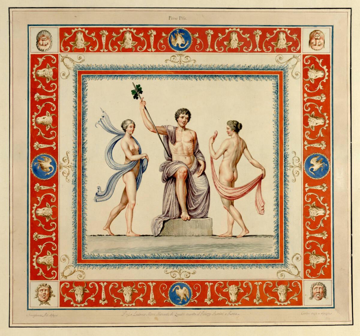 Vincenzo Brenna, Marco Carloni, Franciszek Smuglewicz, Abbildungstafeln zu dem Großfolioband „V…