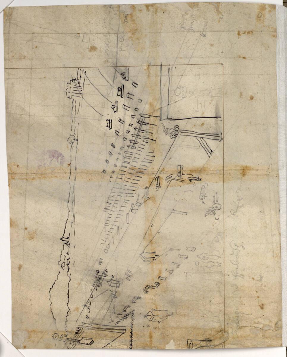 Anonym, Fortifikatorische Studien, Inv. Nr.: 21880v