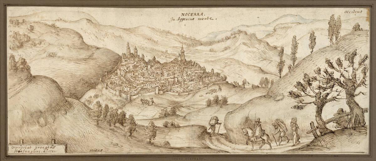 Joris Hoefnagel, Nocerra in Appenino monte, Inv. Nr.: 22414