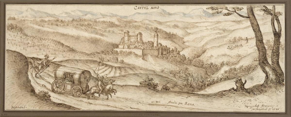 Joris Hoefnagel, Castelnovo, Inv. Nr.: 22415