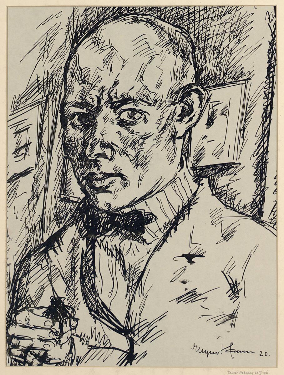 Eugen Hamm, Selbstbildnis, Inv. Nr.: 22459