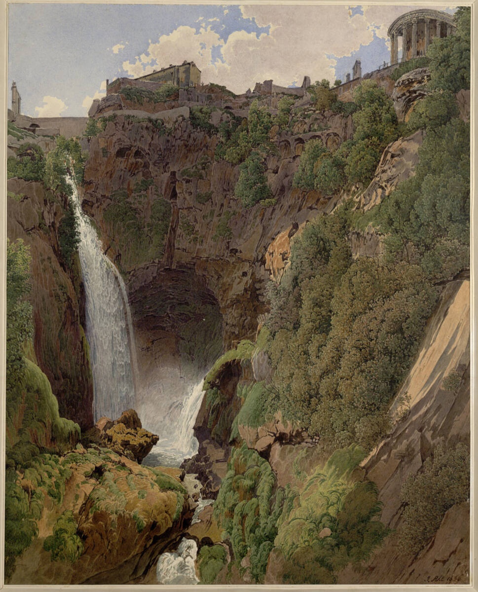 Tivoli (Guckkastenblatt), Rudolf von Alt, 1836