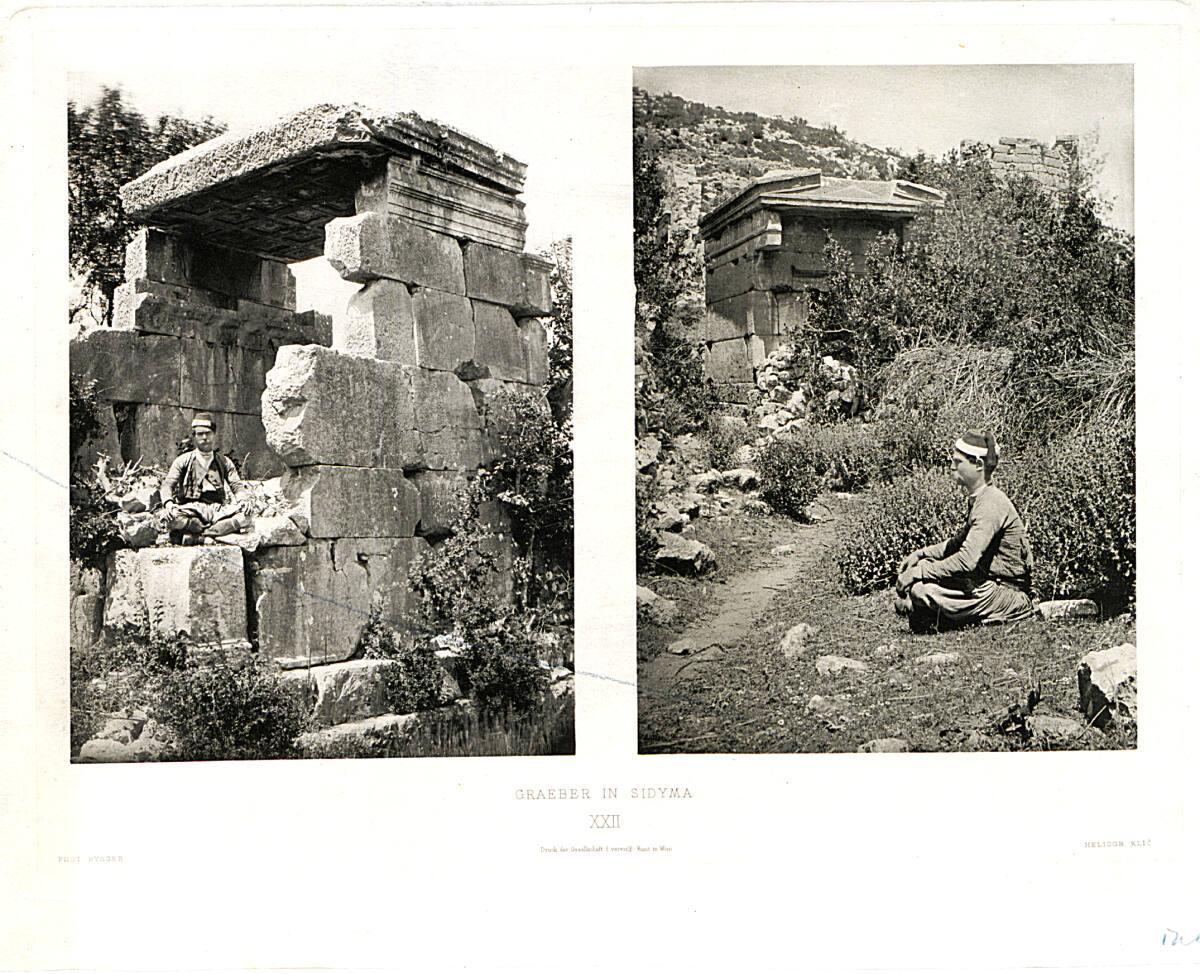 Wilhelm Burger, Gräber in Sidyma, Inv. Nr.: FotoGLV2000/24552