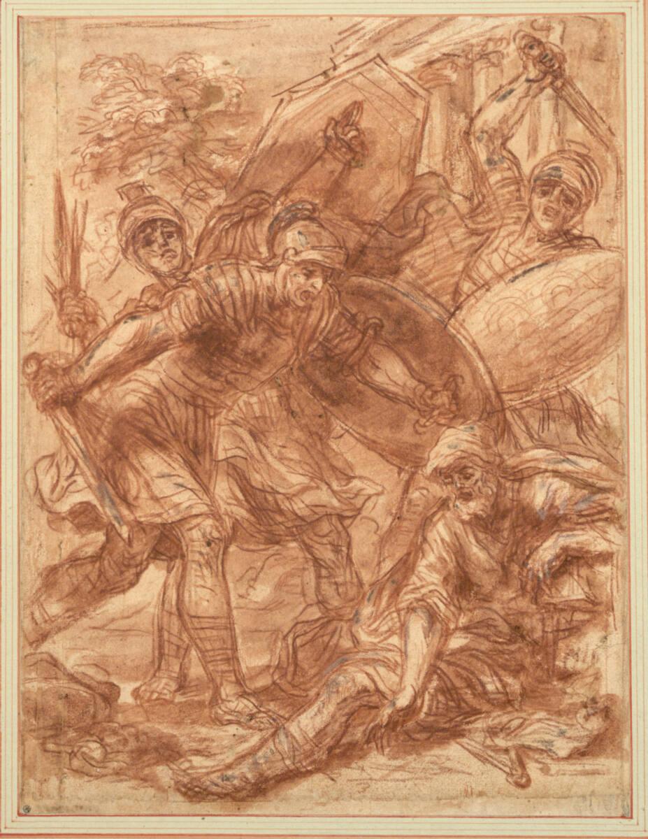 Baldassare Franceschini, gen. il Volterrano, Tod des Archimedes, Inv. Nr.: 979