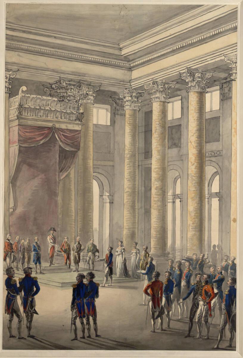 Johann Nepomuk Höchle, Brautwerbung Napoleons um die Tochter von Kaiser Franz II./I., Marie Lou…