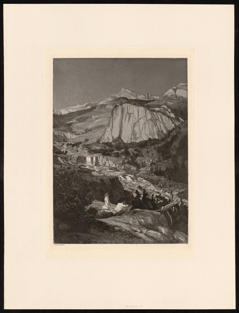 Max Klinger, Mondnacht (Opus IV, Blatt 5), Inv. Nr.: DG1906/788/5