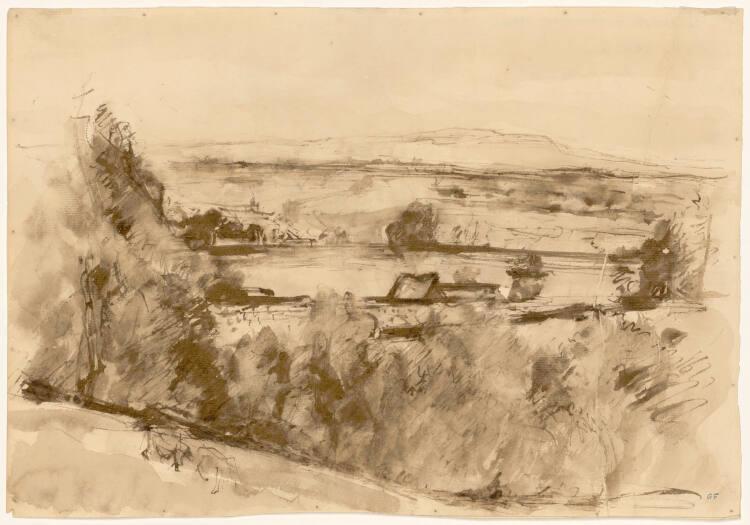 Gerhart Frankl, Landschaft in Reading, Inv. Nr.: 47414/19