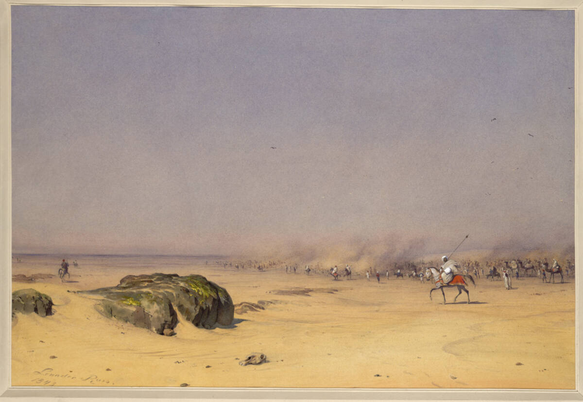 Arabien (Guckkastenblatt), Leander Russ, 1843
