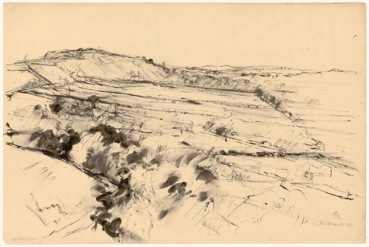 Gerhart Frankl, Open Landscape (recto), Inv. Nr.: 47414/66r
