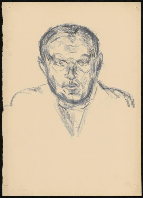 Gerhart Frankl, Portrait Studies (recto), Inv. Nr.: 47414/139r