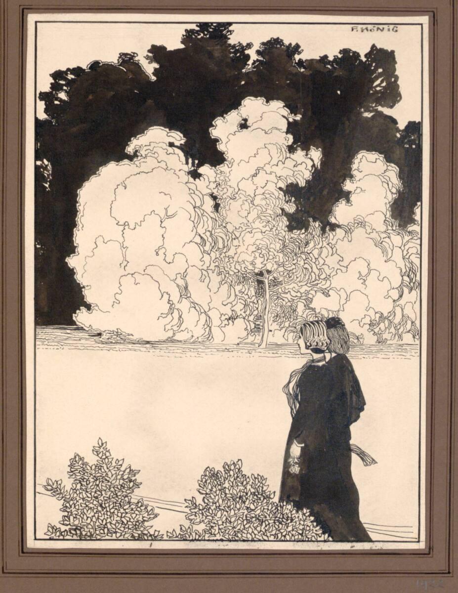 Friedrich König, Paar im Park, Inv. Nr.: 22828