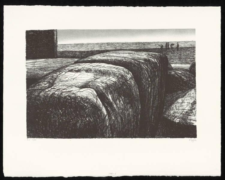 Henry Moore, Stonehenge VI; Fallen Giant, Inv. Nr.: DG1975/7