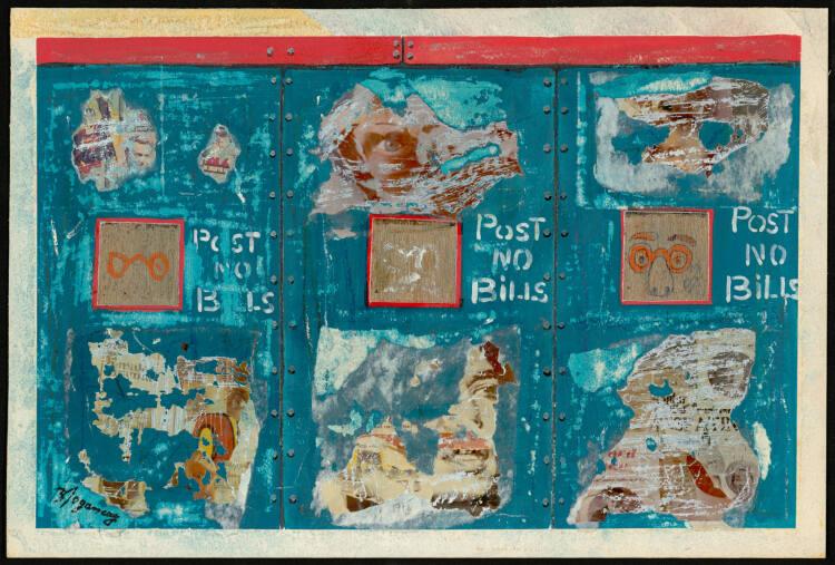 Burhan Dogancay, Three Piece Wall, Inv. Nr.: 47416