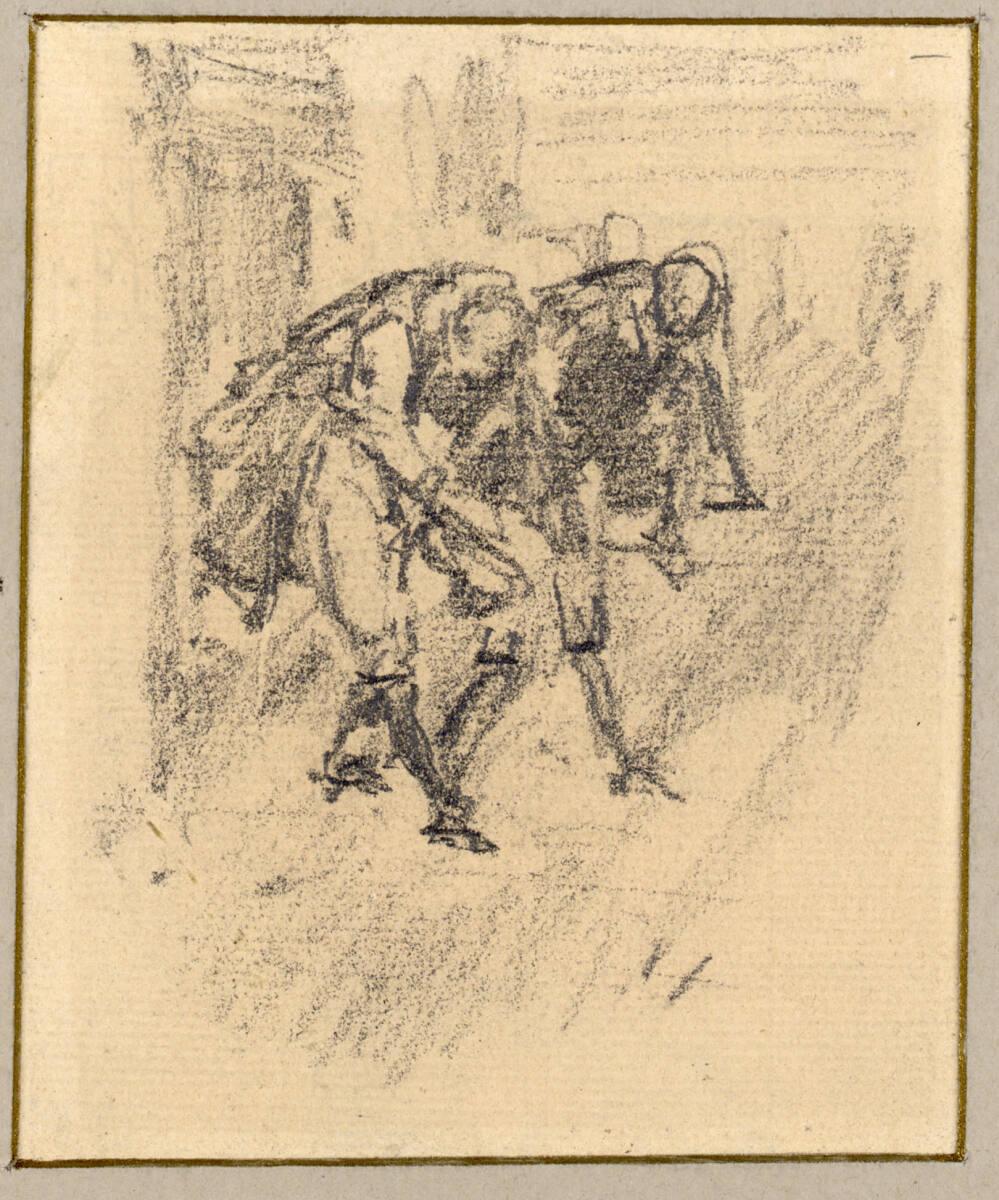August Xaver Karl von Pettenkofen, Illustration zu Gil Blas, Inv. Nr.: 22924