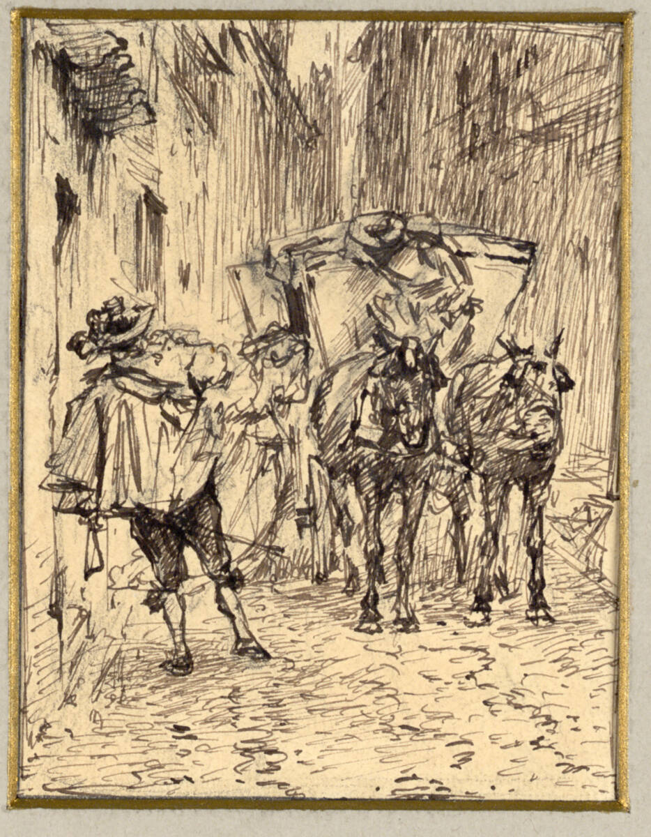 Illustration zu Gil Blas, August von Pettenkofen