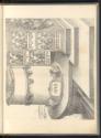 Die Ehrenpforte Kaiser Maximilians I., linker Seitenturm, F 6, Sockel), Holzschnitte aus der We…